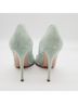 Gianvito Rossi 100% Suede Teal Heels Size EU 37 - photo 11
