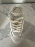 Tory Burch Ivory Tan White Sneakers Size 10 1/2 - photo 4