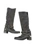 Stuart Weitzman 100% Leather Black Boots Size 9 1/2 - photo 1