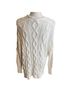 Wishlist 100% Cotton White Pullover Sweater Size M - photo 2