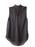 Veronica Beard 100% Silk Floral Black Sleeveless Blouse Size 2 - photo 2