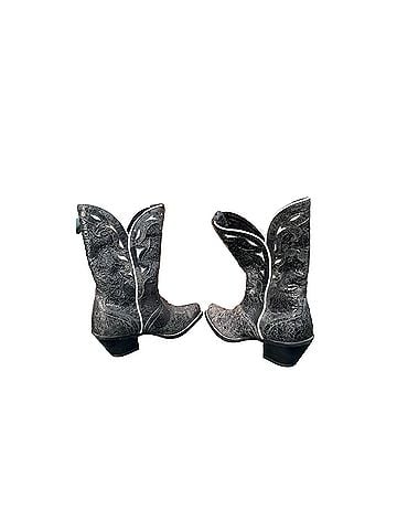 Ariat Side Saddle Punchy Distressed Cowboy Boots (view 2)