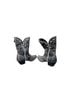 Ariat 100% Leather Gray White Boots Size 6 1/2 - photo 2