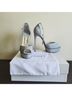 Casadei 100% Leather Silver Heels Size EU 41 - photo 6