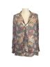 Full Circle Trends With Love 100% Polyester Floral Blue Pink Yellow Long Sleeve Top Size 3X - photo 1