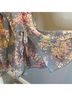 Full Circle Trends With Love 100% Polyester Floral Blue Pink Yellow Long Sleeve Top Size 3X - photo 7