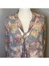 Full Circle Trends With Love 100% Polyester Floral Blue Pink Yellow Long Sleeve Top Size 3X - photo 4