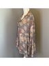 Full Circle Trends With Love 100% Polyester Floral Blue Pink Yellow Long Sleeve Top Size 3X - photo 10
