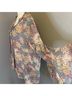 Full Circle Trends With Love 100% Polyester Floral Blue Pink Yellow Long Sleeve Top Size 3X - photo 6