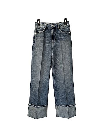 Paige Sasha Ankle Wide Cuff Jeans (view 1)