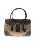 Coach Print Brown Leather Satchel One size - photo 1