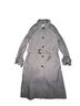 Barbour Checkered-gingham Tan Brown Blue Trenchcoat Size 10 - photo 1