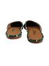 Charlotte Stone Stripes Green White Flats Size 7 - photo 5