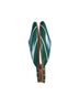 Charlotte Stone Stripes Green White Flats Size 7 - photo 6