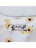 Free People 100% Rayon Floral White Yellow Long Sleeve Blouse Size L - photo 3
