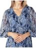 Joie 100% Polyester Paisley Blue Casual Dress Size XXL - photo 5