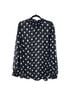 Torrid 100% Polyester Polka Dots Black White Long Sleeve Blouse Size 3X - photo 1