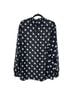 Torrid 100% Polyester Polka Dots Black White Long Sleeve Blouse Size 3X - photo 2