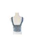 Blank NYC Color Block Blue Sleeveless Top Size S - photo 2