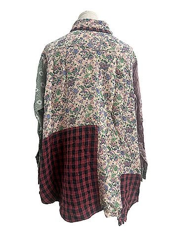 Blue Velvet Button-Down Shirt (view 2)