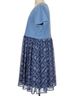 Disney 100% Polyester 97% Cotton 3% Spandex 100% Polyester Floral Blue Multi Color Casual Dress Size 1X - photo 5