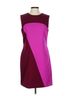 Milly 68% Polyester 22% Polyamide 10% Elastane 100% Polyester Burgundy Pink Cocktail Dress Size 10 - photo 1