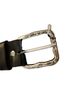 Georg Roth 100% Leather Solid Black Belt Size M - photo 4