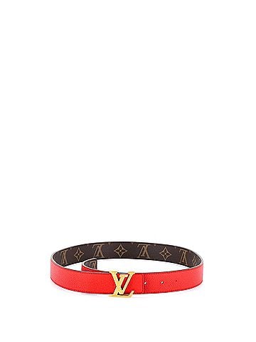 Louis Vuitton LV Initiales Reversible Belt Monogram Canvas and Leather Medium (view 2)