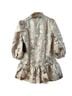 Tuckernuck 100% Polyester 97% Polyester 3% Spandex Floral Tan Ivory Cocktail Dress Size L - photo 2