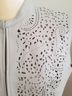 Pamela McCoy 100% Lambskin Graphic Tan Leather Jacket Size M - photo 14