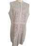 Pamela McCoy 100% Lambskin Graphic Tan Leather Jacket Size M - photo 1