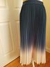 Kourt 100% Polyester Color Block Blue White Casual Skirt Size L - photo 6