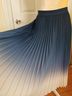 Kourt 100% Polyester Color Block Blue White Casual Skirt Size L - photo 8