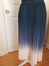 Kourt 100% Polyester Color Block Blue White Casual Skirt Size L - photo 9