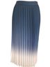 Kourt 100% Polyester Color Block Blue White Casual Skirt Size L - photo 2