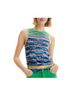 Desigual Floral Stripes Multi Color Sleeveless Top Size XS - photo 1