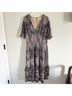 Hutch Animal Print Multi Color Tan Gray Casual Dress Size 1X - photo 5