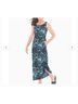 Soma Tie-dye Black Blue Gray Active Dress Size M - photo 6