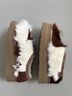 Australia Luxe Collective 100% Other Animal Print Brown White Boots Size 8 - photo 4