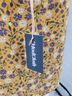 ModCloth Floral Yellow Purple White Sleeveless Top Size S - photo 4