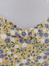 ModCloth Floral Yellow Purple White Sleeveless Top Size S - photo 8