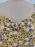 ModCloth Floral Yellow Purple White Tank Top Size M - photo 6