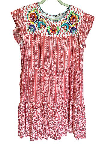 green emerald velvet dress Sister Mary Embroidered Cocoa Rosa Midi Dress