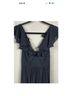Jill Stuart 100% Polyester Black Cocktail Dress Size 2 - photo 5