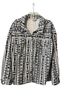 Savanna Jane Aztec Or Tribal Print Black White Jacket Size 2X - photo 1