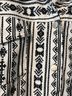 Savanna Jane Aztec Or Tribal Print Black White Jacket Size 2X - photo 5