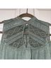 Deletta Green Sleeveless Blouse Size XXS - photo 4
