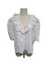 Rhode 100% Cotton White Short Sleeve Blouse Size XL - photo 1