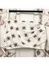 ASOS 100% Cotton Aztec Or Tribal Print White Brown Black Long Sleeve Blouse Size 6 - photo 5