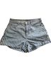 American Eagle Outfitters Stripes Blue Denim Shorts Size 8 - photo 2